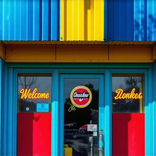 Vibrant Albuquerque storefront with signage