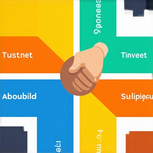 Trust-Building Strategies for Albuquerque Local SEO Infographic showing trust-building strategies for Albuquerque businesses