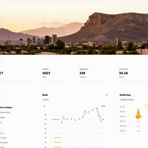 Screenshot displaying citation and ranking analytics for Albuquerque businesses