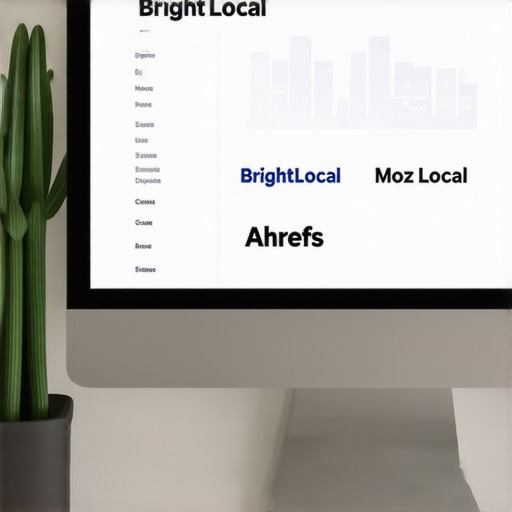 Screen display of SEO analytics tools tracking Albuquerque's Google Maps rankings.