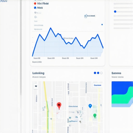 Screenshot of SEO dashboard showing local map rankings in Albuquerque.