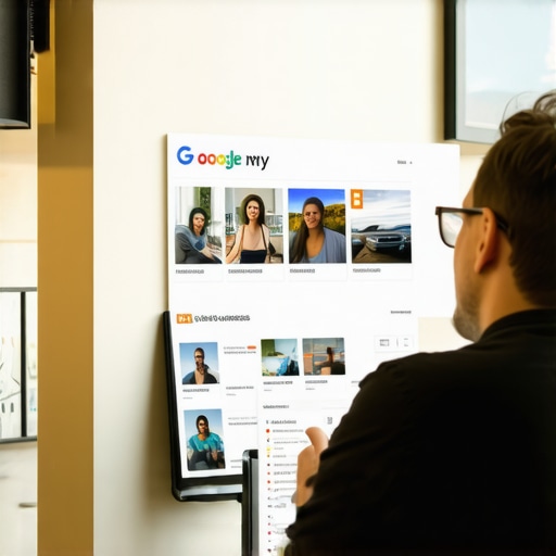 Albuquerque business owner uploading photos to Google My Business